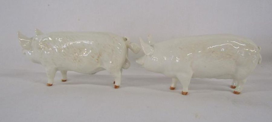 Beswick pigs 'CH. Wall Queen 40' and 'CH Wall Champion Boy 53' - Image 3 of 6
