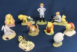 Full set Royal Doulton Winnie the Pooh 70th Anniversary backstamp edition : Winnie the Pooh in the