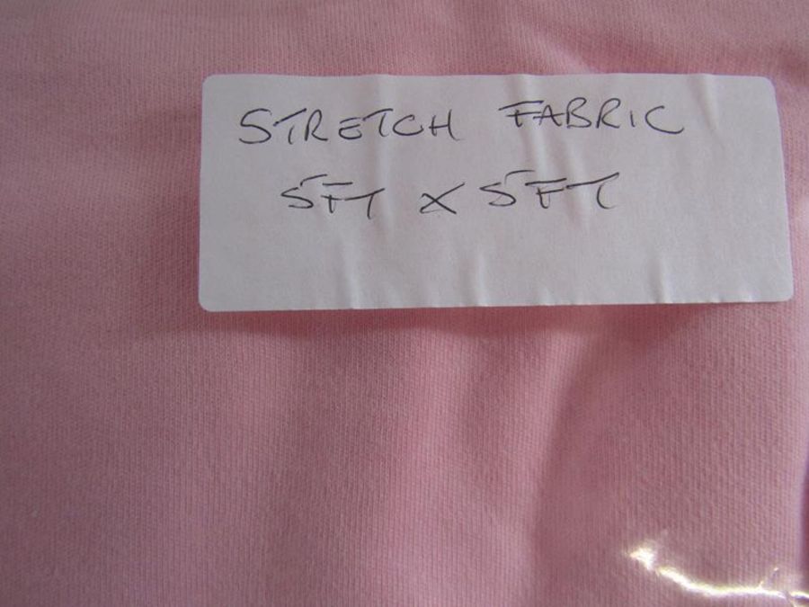 Quantity of material includes cotton and stretch - Image 6 of 8