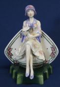 Kevin Francis limited edition figurine "Charlotte Rhead" 776 / 950 boxed with certificate