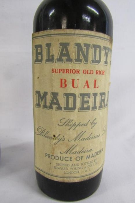 Blandy's gold medal Special S very dry Madeira and Blandy's superior old rich BUAL Madeira with - Image 5 of 7