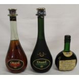 2 bottles of Otard cognac 70cl : - Napoleon Extra Fine & VSOP Fine Champagne and 1 bottle 1979