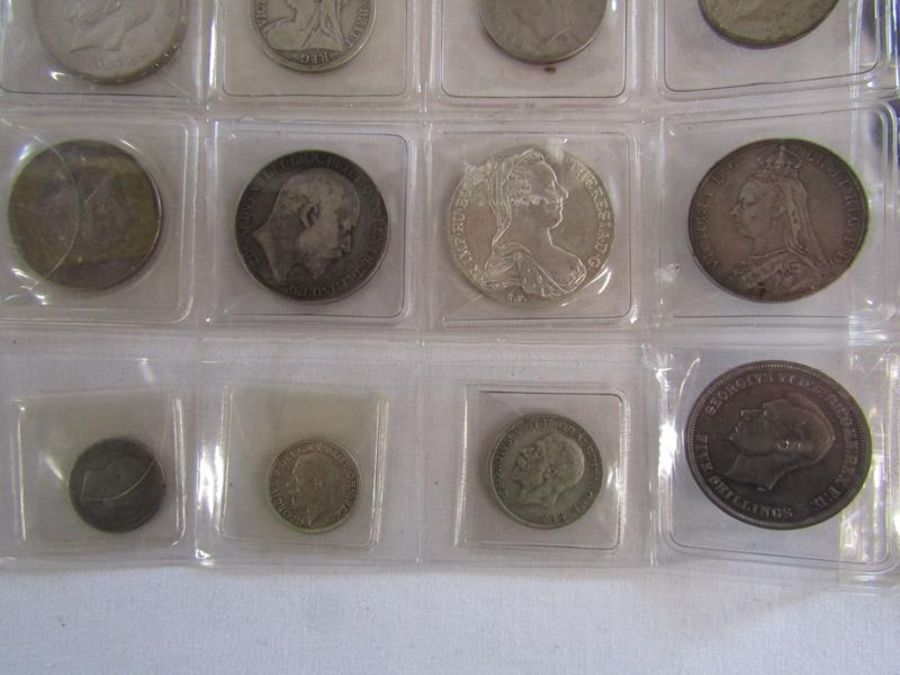 Collection of Queen Victoria and King George V and III coins includes 1893 one shilling, 1826 - Image 2 of 33