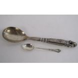 Christian F Heise 1904-1932 Danish silver spoon with 1925 assay total weight 2.53ozt and Christiam F