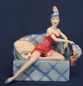 Limited edition Kevin Francis "The Femme Fatale Figurine"  289 / 750 with certificate & box