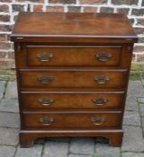 Reproduction Georgian bachelor chest of drawers