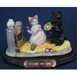 Beswick Beatrix Potter Duchess & Ribby Millennium tableau 266 / 1500 with box & certificate