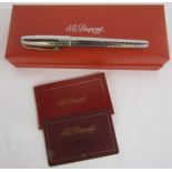 S.T. Dupont fountain pen with 18k nib
