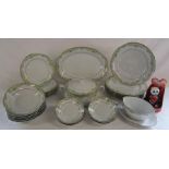 Noritake Raleigh plates, bowls, serving plate, tureen, sauce boat etc