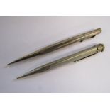 Yard of lead engraved J.H. Vavasseur & Co Ltd and silver life-long pencil