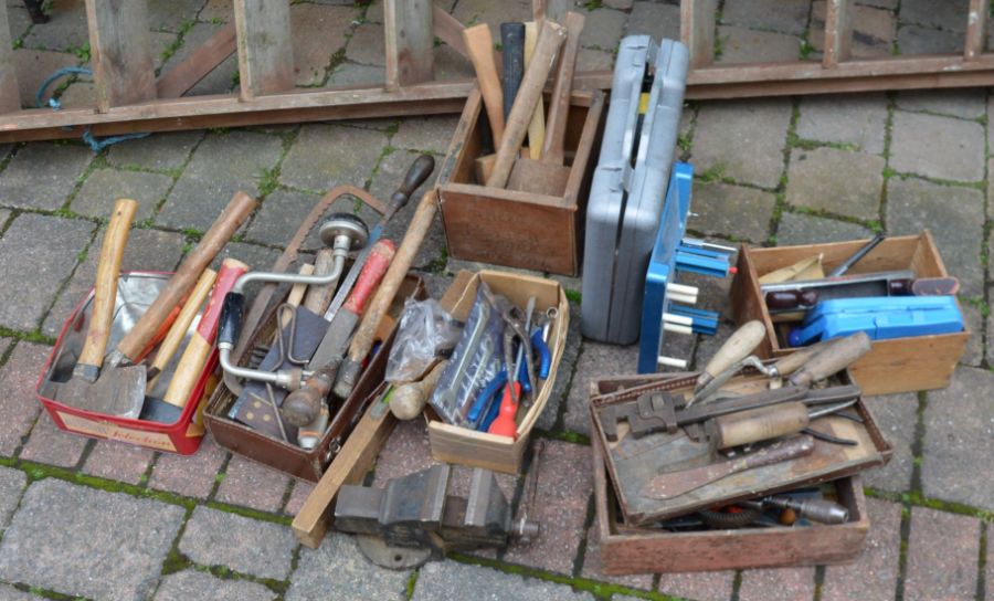 Selection of hand tools