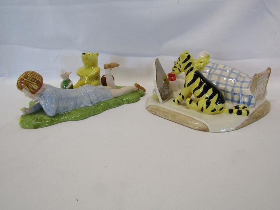 2 Royal Doulton limited edition Winnie The Pooh figurines: "Summer's Day Picnic" 960 / 5000 & "I' - Image 2 of 12