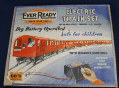1950s Ever Ready underground train set converted to 2 rail working OO gauge
