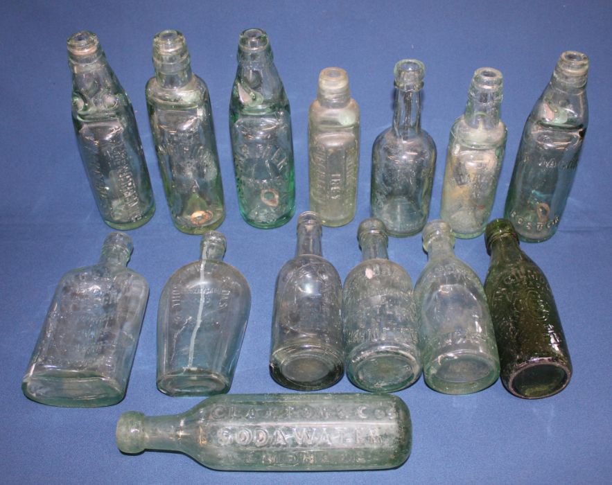 Selection of vintage mainly Lincolnshire bottles including Boston, Skegness, Burgh Le Marsh &