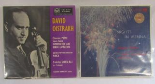 2 vinyl records - David Oistrakh Boston Symphony Orchestra 'Chausson'  RB-16166 RCA Deep red