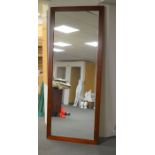 *3 large wooden framed shop mirrors 222cm x 90cm