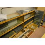 *Large quantity of glass shelves  - assorted sizes