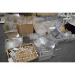 *Large quantity of perspex & metal display stands