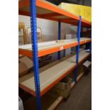 *Modern racking (3 units with 4 shelves) 196cm high x 154cm wide x 62cm deep