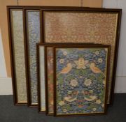 *6 framed William Morris design prints