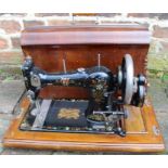 Jones (for C W S) 'Federation' family sewing machine 431237 with accessories