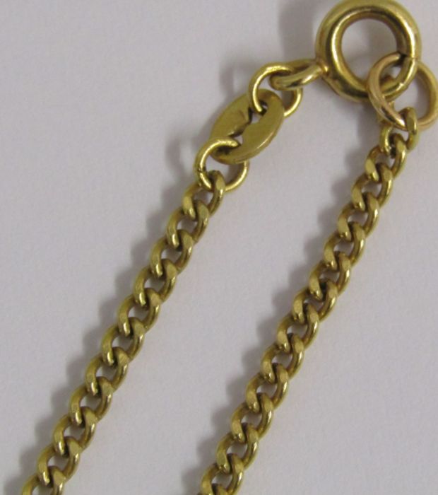 Tested as a minimum 9ct gold chain 6.2g - Image 2 of 2