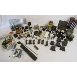 Collection of radio spares includes Drucken microphone, condensers, transformers etc