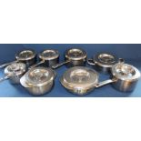 8 Aga / Rayburn stainless steel pans