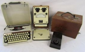 Brother deluxe 900 typewriter, radiation training simulator 'Trainer for meter survey radiac