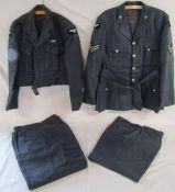Men's RAF NATO blouse James Smith & Co and trousers size 12 also a dress jacket (no label) and
