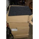 Five boxes of unused commercial floor tiles