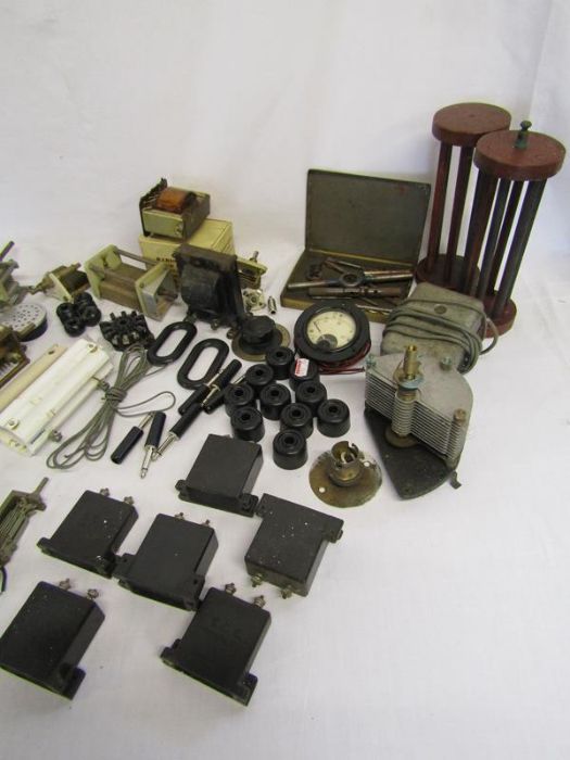 Collection of radio spares includes Drucken microphone, condensers, transformers etc - Image 5 of 7