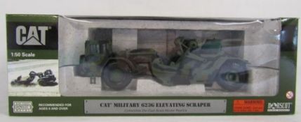 Boxed CAT military 623G Elevating Scarper die-cast replica