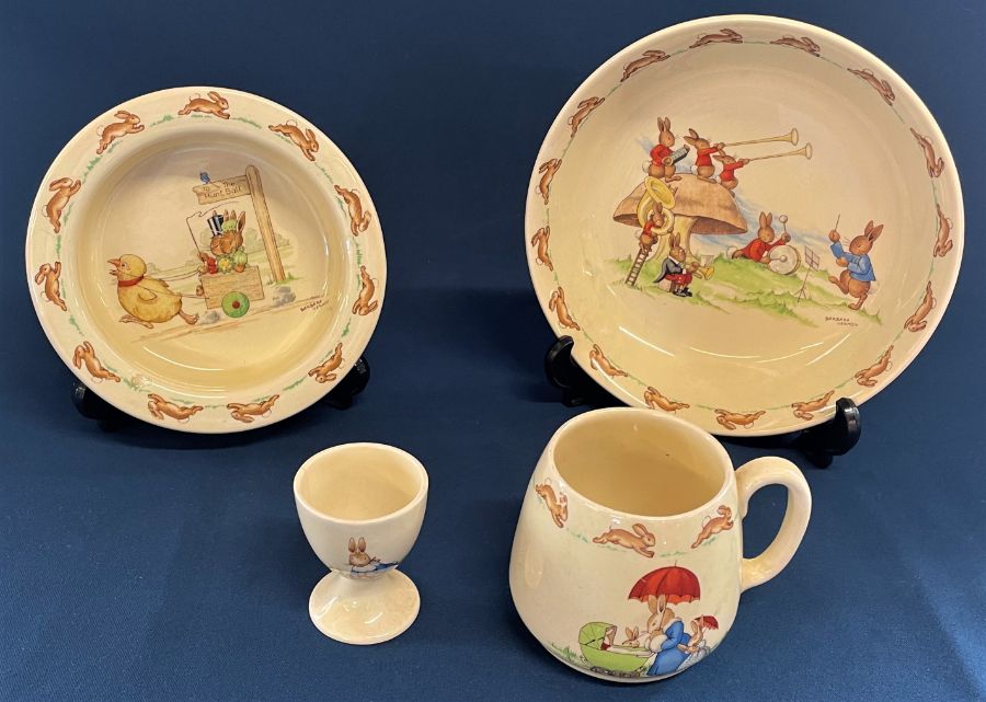 Selection of Royal Doulton Bunnykins nursery ware