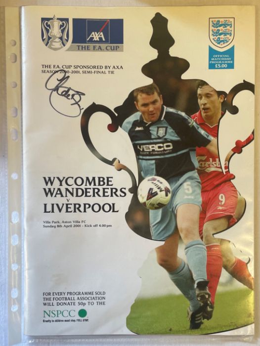 Large collection of mostly Liverpool Football Club memorabilia, including programs with signed - Image 2 of 4