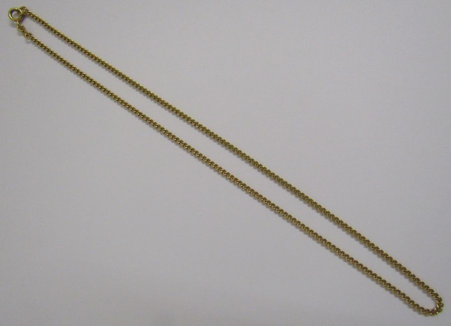 Tested as a minimum 9ct gold chain 6.2g