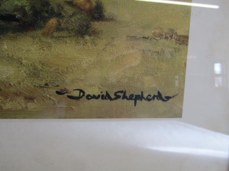 David Shepherd limited edition 306/500 print 'Action at Mirbat'  with framed certificate of - Image 5 of 8