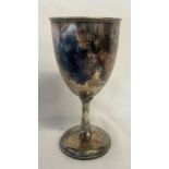 Silver goblet London 1904 Robert Pringle and Sons 7.16ozt