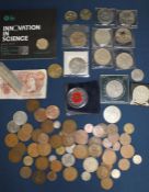 Selection of 20th century GB coins including commemorative crowns, £5 coins, 2 x £2 & 10 shillings