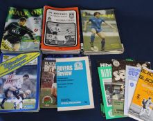 Selection of football programmes including Chelsea (80s), Tottenham (70s - 2000s), Blackburn