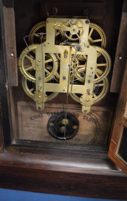 Three 19th century American mantel clocks: E N Welsh beehive with replacement movement, Seth - Image 2 of 4