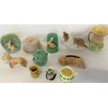 Selection of Sylvac pottery including dogs, jugs etc