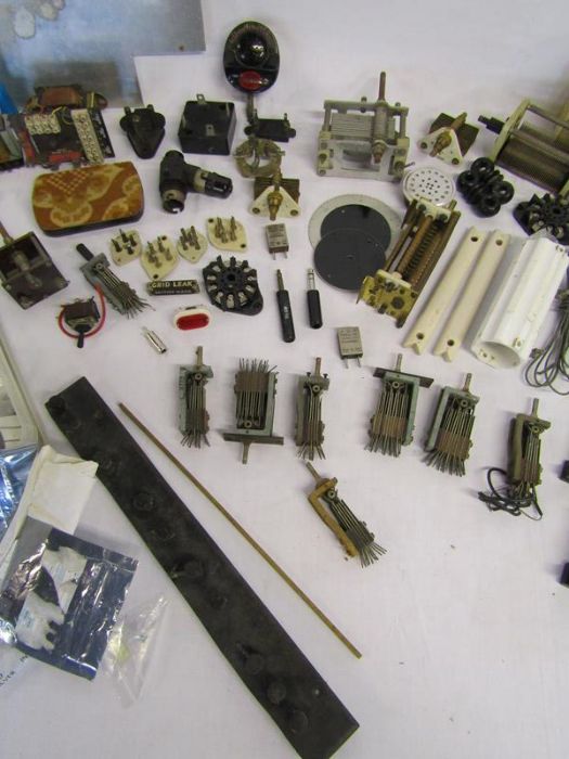 Collection of radio spares includes Drucken microphone, condensers, transformers etc - Image 3 of 7