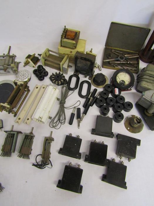 Collection of radio spares includes Drucken microphone, condensers, transformers etc - Image 4 of 7