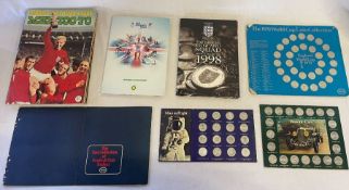 Collection of football and animal stamp albums, The Esso Collection of Football Club Badges, two