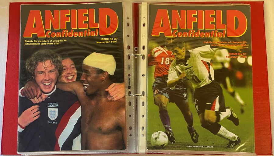 Large collection of mostly Liverpool Football Club memorabilia, including programs with signed - Image 3 of 4