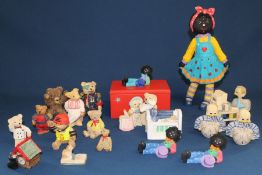 Selection of Peter Fagan Colour Box figurines including Jemima limited edition 35 / 500 with box &