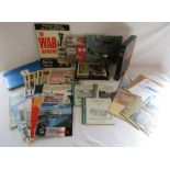 Collection of war booklets, papers etc includes Blitz on Grimsby by Malcolm Smith, Grimsby