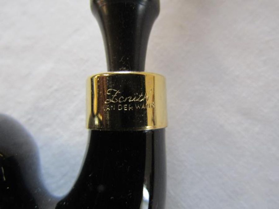 Collection of smokers pipes includes Zenith, Dunhill with silver collar etc - Image 2 of 10