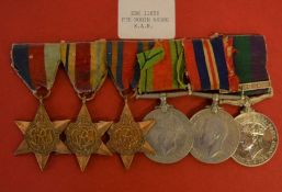 Group of six medals awarded to Pte Robin Nkupe Zomba 11656 Kings African Rifles: 1939-45 Star,